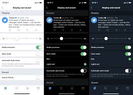 how to enable dark mode for twitter