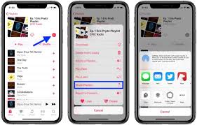 share playlists in Apple music