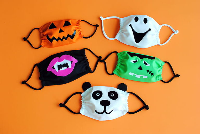 Halloween face masks